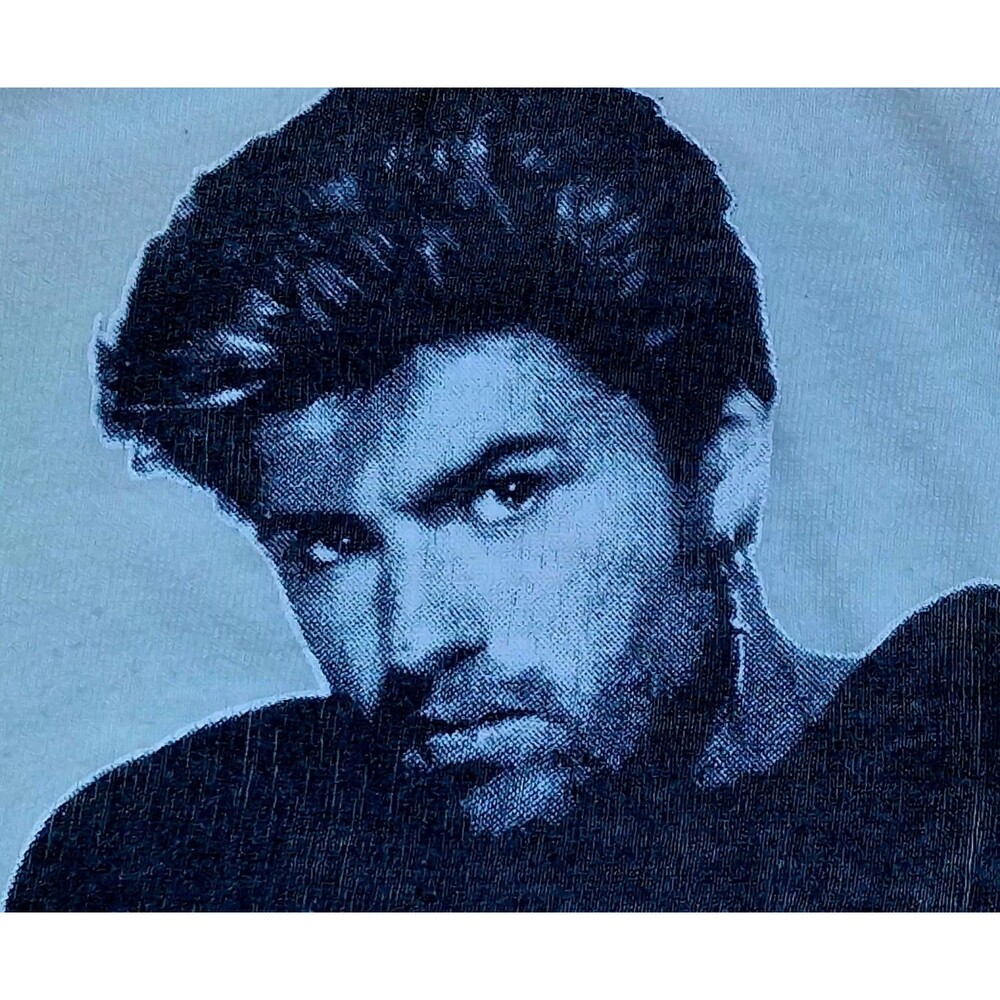 Vintage 1988 George Michael Faith Tee XL Single Stitch Tour Shirt Rock Band Tee - Picture 3 of 8
